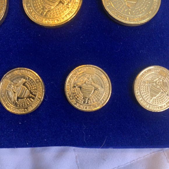 1980 Ronald Reagan Presidential Inaugural; U.S. Presidential Seal blazer button - Picture 10 of 12